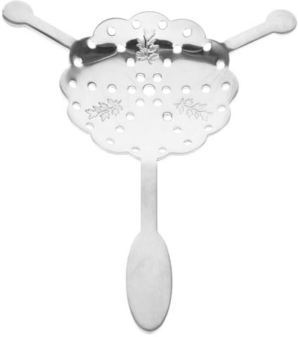 BELLIFFY Absinthe Spoon Aus Hochwertigem Edelstahl Handlicher Dekorativer Löffel Mit Durchlöchertem Design Für Zubereitung Von Absinthe Robust Leicht Zu Reinigen Und Für Aufbewahrung