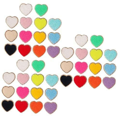 Operitacx 42stücke Teiliges Strapazierfähigen Dekorativen Aufnäpatches Für Kleidung Selbstklebende Bunte Stoffflicken Für Hüte Taschen Und Für -projekte Und Reparaturen