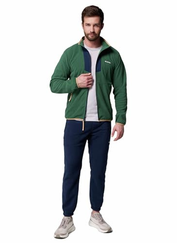 Columbia Sequoia Grove fleecejacka med dragkedja för män med hel dragkedja (pack med 1)