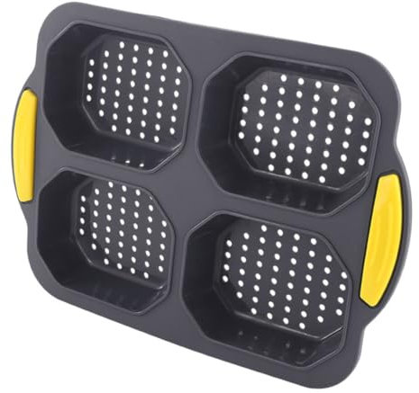Cabilock Herramienta Para Hornear Profesional Molde Para Pasteles Panes De Hamburguesa Duradero y Fácil De Limpiar