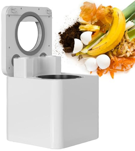 XEEAOFE Compostador Inteligente para Encimera Sin Olor, Convierte Los Desechos En Fertilizante Seco, Compostador para Interiores, Compostador EléCtrico para Cocina,220V