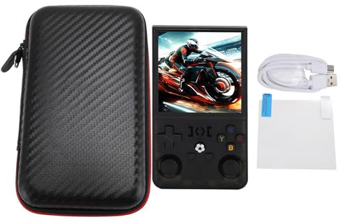 Handheld Game Console, 60+ Emulators Video Games Consoles, 4 Inch IPS Screen Retro Gaming Console with 4000mAh Battery, Small Memory Card Slot Game Consoles for