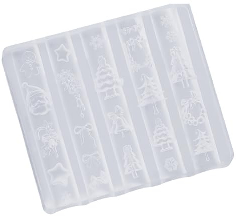 Créez des ongles accrocheurs avec le moule en silicone 3D Sceau de Noël Outils de manucure professionnels pour les fêtes et l'usure quotidienne