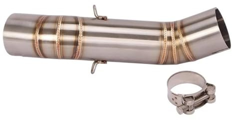 Exhaust Pipe Motorcycle Middle Link Pipe For NX500 NX 500 2024 Exhaust Muffler Slip On Mid Tube Connector E&scape System 51mm Motorbike Silencer Connection Tube
