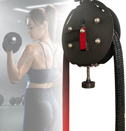 ZEEKYFOR Endless Rope Trainer, Full-Body Workout Tool, 13ft Premium Nylon Rope, Adjustable Resistance Up to 30kg, Portable Pulley Cable Machine for Grip, Arms, Back