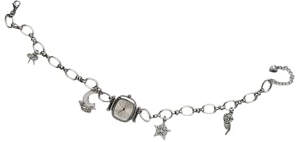 YUPEIUKLI Collana con Ciondolo con Orologio Meccanico in Lega con Catena a clavicola Vintage Resistente, Gioielli Unici, Dolci e alla Moda per Le Donne