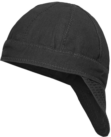 sourcing map Reversible Welding Cap, Protective Welder Hat for Men Women