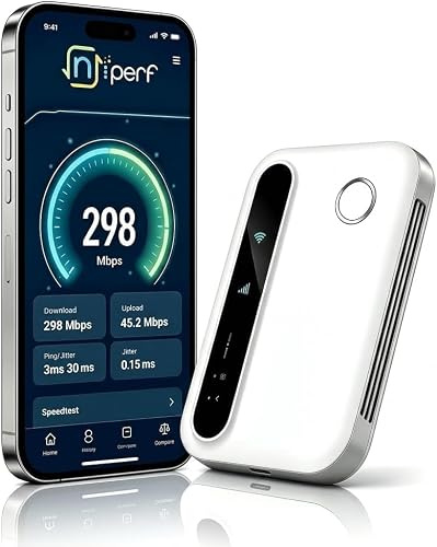 Router WiFi Portátil 5G Desbloqueado con Ranura SIM | Hotspot Móvil WiFi Universal Compatible Todos los Operadores,Sin Contrato,Conexión hasta 10 Dispositivos,MiFi Portátil 4G/5G Ideal Viajes Negocios