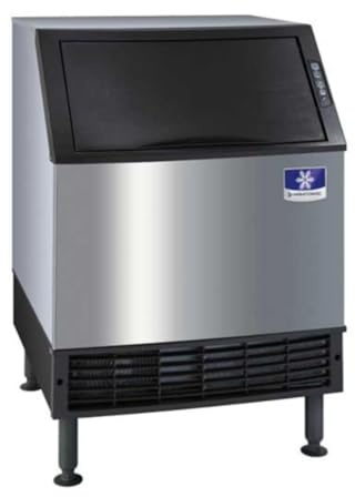 Manitowoc UDF0140A NEO 26 Air Cooled Undercounter Dice Cube Ice Machine with 90 lb. Bin - 115V, 135 lb