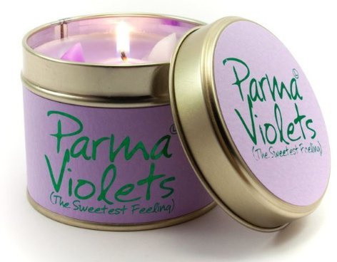 Lily Flame Scented Candle in a Presentation Tin - Parma Violets