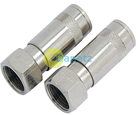 Dapetz ® Air Line Fitting Quick ReleaseFor PCL Vertex Compressor Air Hose 1/2 Female Thread 2PC
