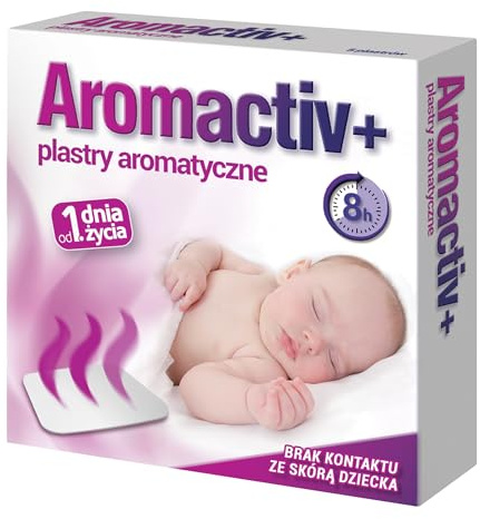 Aromactive Patches – 5 Pflaster – Klebeband enthält ätherische Öle, die antiseptisch wirken, beseitigt verstopfte Nase (stellt die Nasenpatenz wieder auf), erleichtert das Atmen.