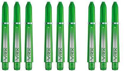 VRX Kurz Schäfte - Grün - 3 Sets pro Packung (9 Schäfte in total)
