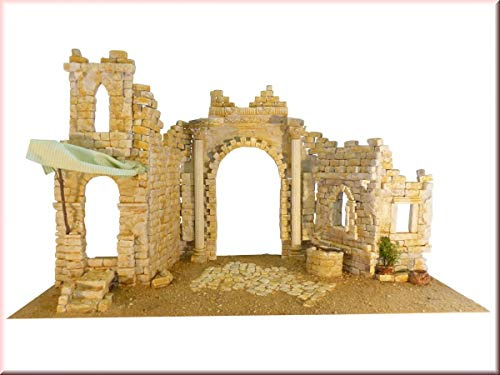 menta-modellbau Krippenbausatz Palmyra Krippenbau Orientalische Weihnachtskrippe Krippenstall Krippe Bauen Bausatz Weihnachten