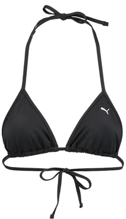 PUMA Damen Puma Women's Triangle Bikini Top, Black, XS EU