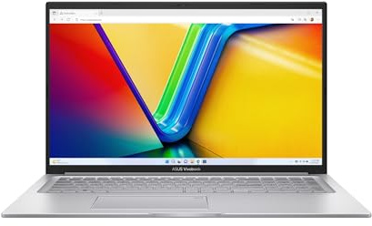 ASUS Vivobook 17 X1704VA-AU419W Intel Core i5 i5-1335U 17.3 Laptop Full HD 8GB DDR4-SDRAM 512GB SSD Wi-Fi 6 Windows 11 Home Silver