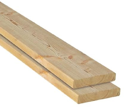 Gartenwelt Riegelsberger Terrassendiele Lärche Natur 27x142 mm 180 cm | glatt – 4-seitig gehobelt & gefast – Dielen für Terrasse