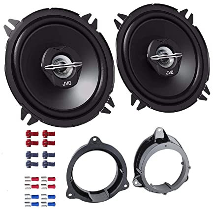 JVC CS-J520X Auto Lautsprecher Boxen 500 Watt 13 cm 2 Wege Koax passend für Mercedes Citan (W415) ab 2012 Türen Front