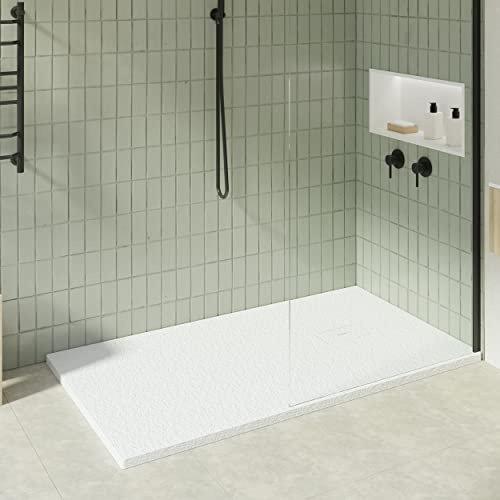 KOES - Piatto Doccia in Resina Serie OBI – 80x180 – Bianco RAL 9003