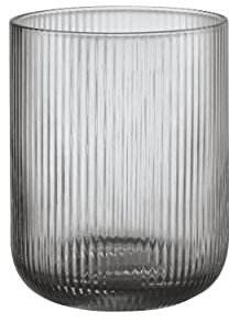 blomus Windlicht VEN | Glas | Farbe Smoke | Größe S | 9L x 9B x 11H cm | Outdoor geeignet