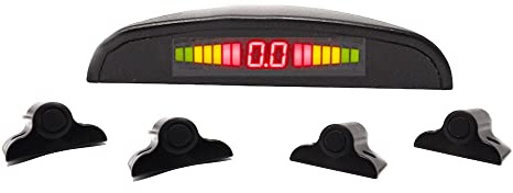 Brandmotion Commercial Backup 4 Sensor System FLTW-3050 | LED Distance Detection with Color Coded Readout, Length Display and Audible Alert