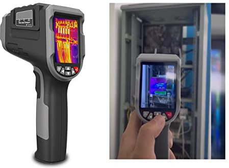 KALEA-INFORMATIQUE Caméra imagerie Thermique Type Pistolet - Relevé Maximum Minimum Moyenne, Enregistrement sur mémoire 8GB, Rechargeable