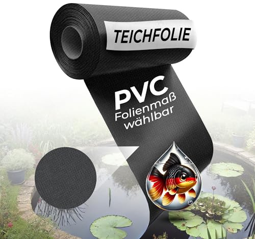 Black Forest Pond Shop Teichfolie 0.5mm 6x10m - für Teich Gartenteich Schwimmteich auch Ideal für Hochbeet im Garten 6m x 10m - Teichfolie 6x10m