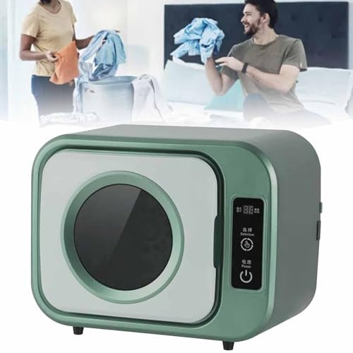 DDZJTPP Mini-Trockner,Tragbare Trockner,Kleine Trocknungsmaschine,3 Einstellbare Einstellungen,Schnell Trocknend, Den Einsatz Auf Der Arbeitsplatte Oder an Der Wand,für Schlafsäle,A