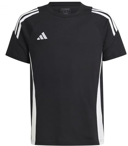 adidas Unisex Kinder Tiro24 Sweat Kids Shirt, Black/White, 15-16 Years