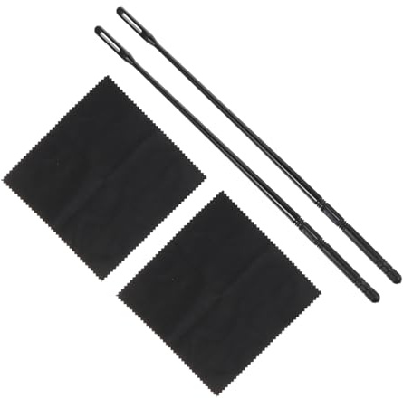 TOYANDONA Piccolo Reinigungsstab Leichtes Reinigungswerkzeug 4 Stück aus Baumwolle und Kunststoff Kratzfrei für Piccolo und Querflöte für Musikinstrumentenpflege
