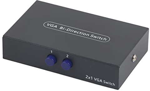 VGA Splitter Switch 2 Entrada 1 Salida Sync Monitor Splitter Plug and Play