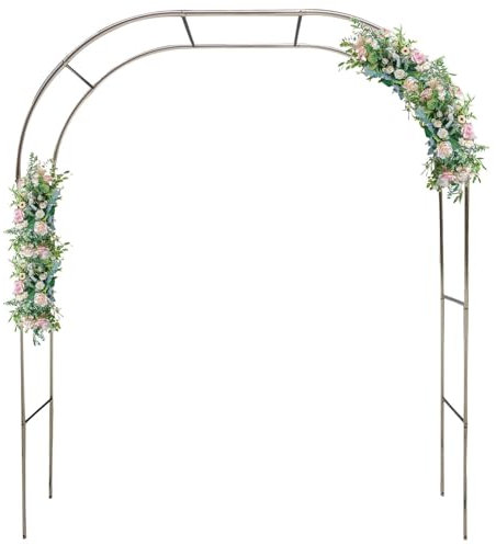 Arche de jardin en acier inoxydable 240 cm résistante aux intempéries