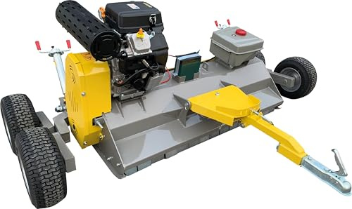 P. Lindberg 145cm Benzin Schlegelmulcher für Quad und ATV 24 PS mit E-Start, Mähwerk Mulcher mit 24 Hammerschlegel