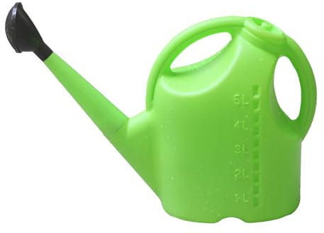 JIEBWCHA Arrosoir De Jardin, 5L Arrosoir for Plant ES avec Bec Long, Arrosoir avec Poignée Confortable, Conçu pour Durer, n'est Pas Facile À Endommager, pour Les Plant ES Extérieures Intérieures