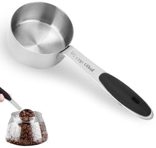 Tarqite Kaffeelöffel Portionierer, 60ml Edelstah Kaffee Dosierlöffel