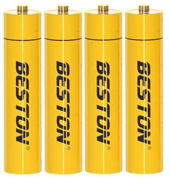 Wiby Batterie Ministilo Ricaricabili 390mAh, 666mWh, AAA, 1,5 V al Litio | Tensione Costante | Ricarica Rapida magnetica/slot | IP68 Antipolvere/Impermeabile | BMS Integrato & Protezioni Multiple