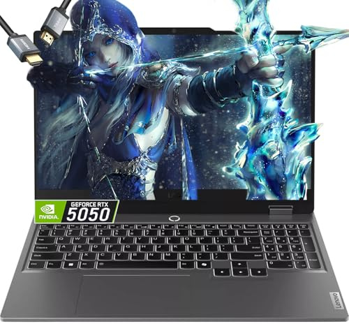 Lenovo LOQ 15 Gaming Laptop RTX 5050 -Intel Core i5-13450HX Beat Ryzen 7 7435HS -15.6 FHD Display G-SYNC- 32GB RAM -2TB SSD -Retroilluminato -2025 Portatil Gamer PC -Windows 11 -Webcam
