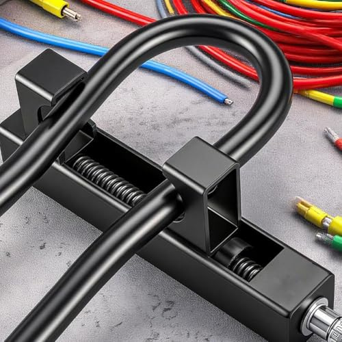Tensor profesional de alambre de 1/2 pulgada para abrazadera de cable, herramienta tensora eléctrica manual con construcción de acero 45# resistente, Resis