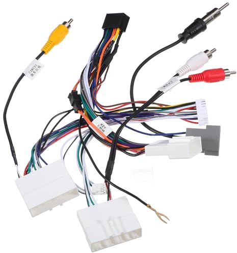 Zerodeko Cablaggio Autoradio Compatibile Dispositivi di Navigazione a Schermo Grande, Kit Cablaggio per Autoradio Plug-and-play Alimentazione Stabile per Impianti Stereo Auto