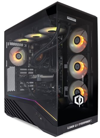 CyberPowerPC Luxe Gaming PC - Liquid Cooling, 650W PSU, Nvidia RTX 5060, 1TB NVMe SSD, Windows 11, Intel Core Ultra 7 265KF