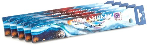 Berk Räucherstäbchen Holy Smokes Blue Line - Astral Sandel, 5 Packungen