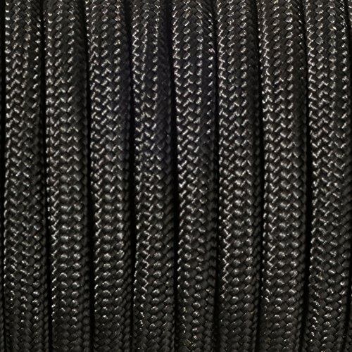 Paracord Kn?pfband 2mm x 5 Meter Schwarz