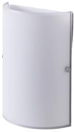 Wall Light 'Giulia' dimmable (Modern) in White Made of Glass for e.g. Living Room & Dining Room (1 Light Source, E14) from Lindby | Wall Lighting, Wall lamp