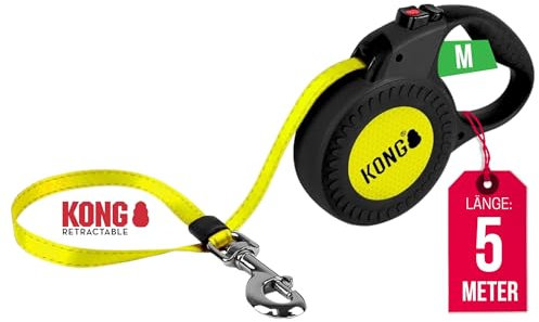 Alcott Kong Reflect, einziehbar, Größe M, Schwarz, 40,6 cm lang