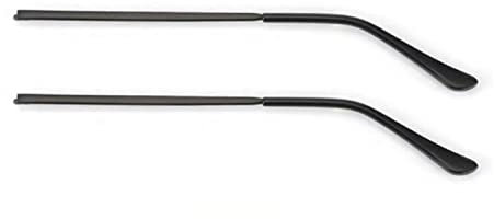 ZZSRJ 2 Stück / 1 Paar Metall Ersatzgläser Griffhaken Sonnenbrille Arm Reparatur Gläser Zubehör (Color : Svart)