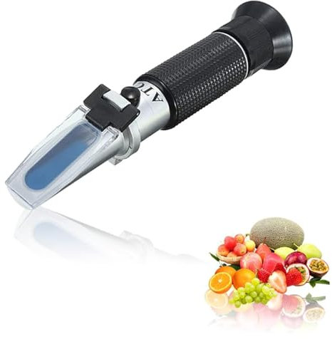 0-32% Refraktometer, Bierwürze-Refraktometer 1,12 spezifisches Schwerkraft-Refraktometer für Bier, Obst, Zucker, Weinbräu