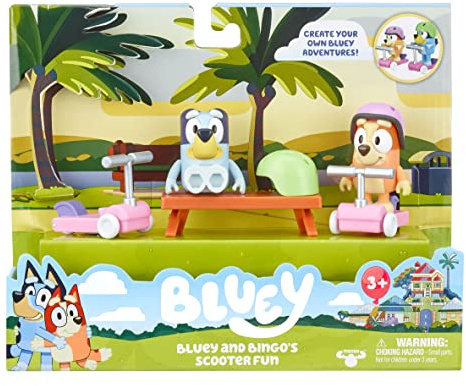 Bluey Bingo Skate Run Spielset mit Figuren, Mehrfarbig, Ab 3 Jahren