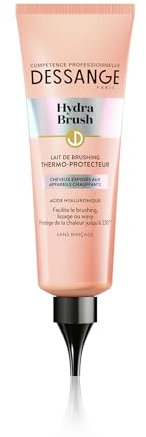 Dessange - Termoprotettivo Brushing Latte - Formula arricchita con acido ialuronico - per tutti i tipi di capelli - Hydra Brush - 125 ml