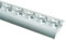 LOADCARE Riel de amarre para aerolíneas, semicircular, aluminio perforado, para asegurar la carga, camiones, camping, remolques, coches, color plateado (1,5 metros)