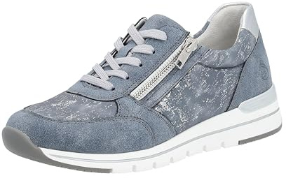 Remonte Baskets R6700 pour Femme, Adria Lightblue Silver Silver 13, 39 EU